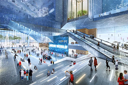 武汉甘露山文创城雪世界预计2022年内完成主体结构建设 2024年上半年试运行