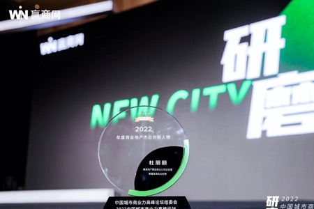瀚海地产杜丽丽荣获“年度商业地产杰出创新人物”