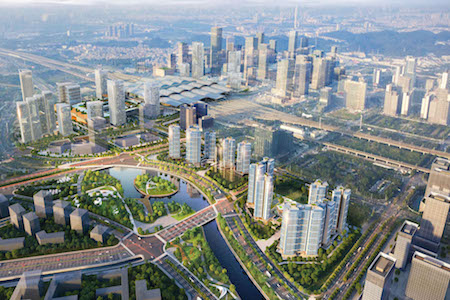 新鸿基地产广州南站ICC节点来了：将于2025年分阶段落成
