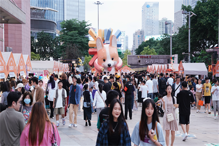 五一被“挤爆”的广州：商圈千万级客流再现，消费规模位居全国前五