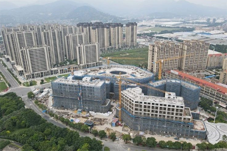 青口正祥广场主体结构封顶 拟于2024上半年开业