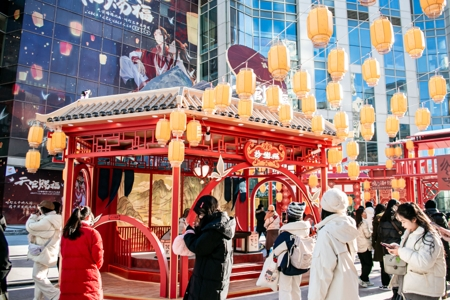 天津商业冬季美陈惊喜登场，氛围感、仪式感直接拉满！