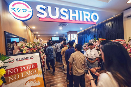 日本F&LC旗下品牌“Sushiro”印度尼西亚首店亮相Pondok Indah Mall