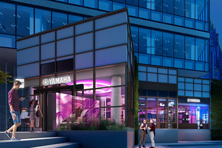 yamaha在东京涩谷「Shibuya Sakura Stage」开设全新研发基地，设有体验空间及咖啡厅